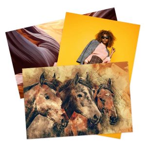 Giclee quality fine art and photo printing on a variety of materials